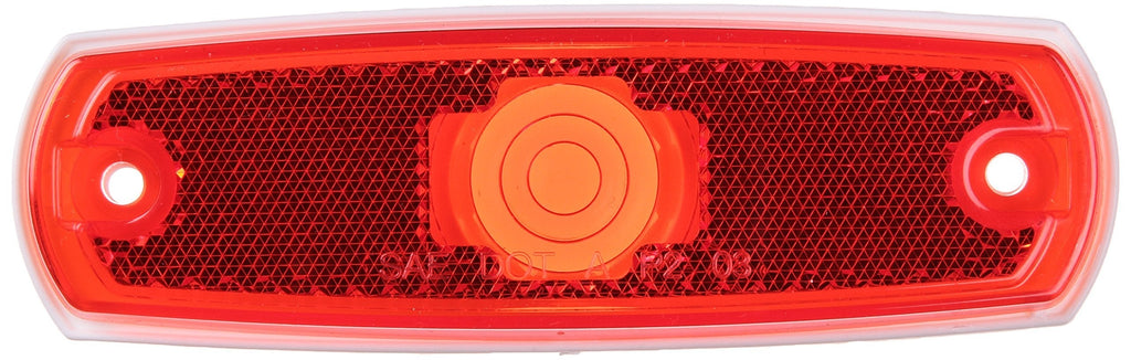  [AUSTRALIA] - Grote 45712 Red Low-Profile Clearance Marker Light without Bezel (Built-in Reflector)