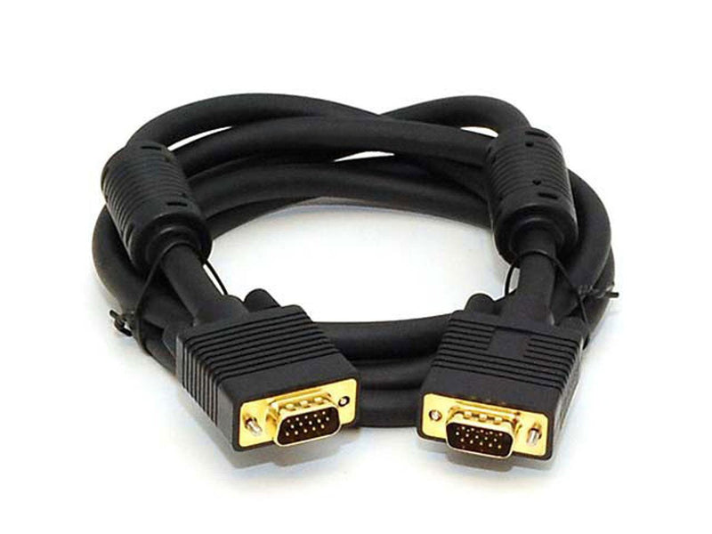  [AUSTRALIA] - Monoprice 6ft SVGA Super VGA M/M Monitor Cable w/ ferrites (Gold Plated)