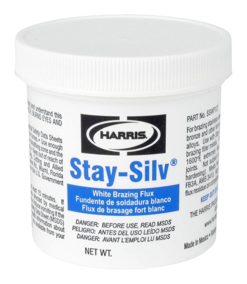  [AUSTRALIA] - Harris SSWF1 Stay Silv Brazing Flux, 1 lb. Jar, White