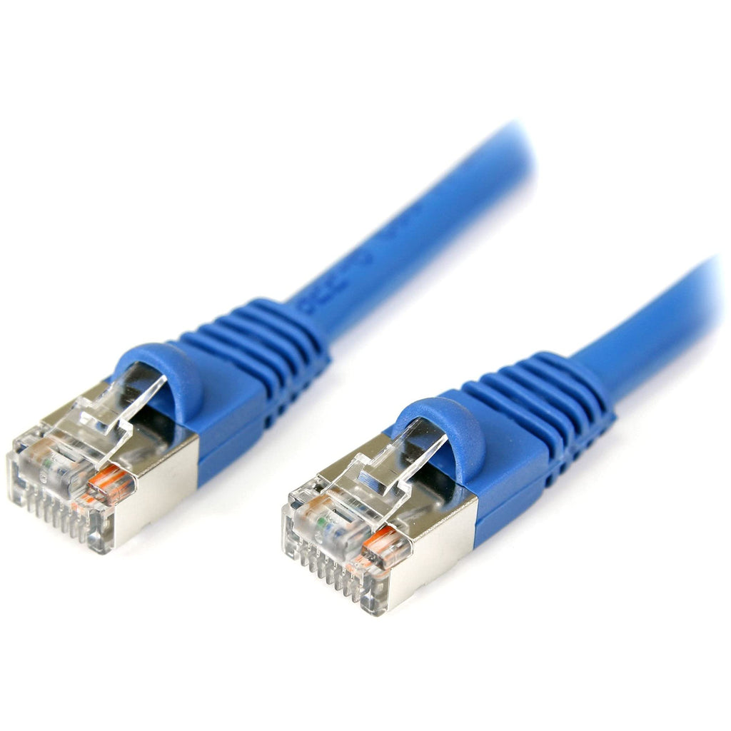 StarTech.com 7 ft. (2.1 m) Cat5e Ethernet Cable - Patch Cable - Shielded - Blue - Ethernet Network Cable (S45PATCH7BL) - LeoForward Australia