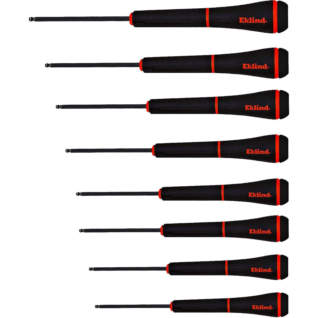  [AUSTRALIA] - EKLIND 92500 PSD Ball-Hex (allen) Precision Screwdriver - 8pc set SAE Inch Sizes .050-5/32