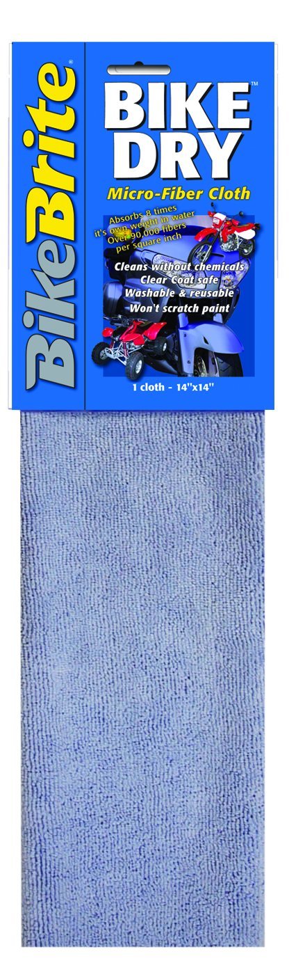  [AUSTRALIA] - Bike Brite MC59000 Blue 5" x 16.5" x .5" Bike Dry Microfiber Cloth