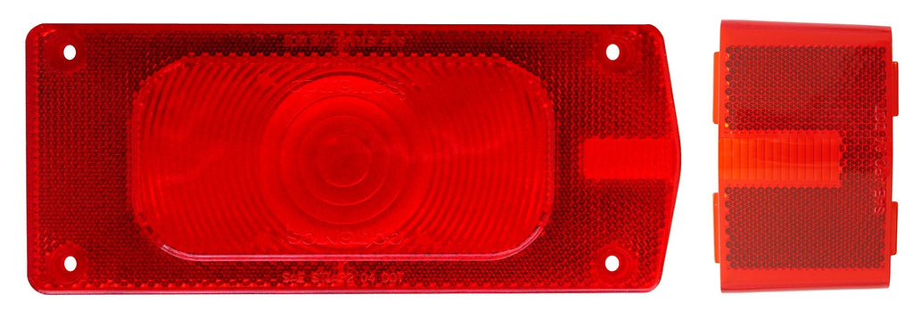  [AUSTRALIA] - Optronics A36R Red Tail and Side Marker Light Replacement Lens Set