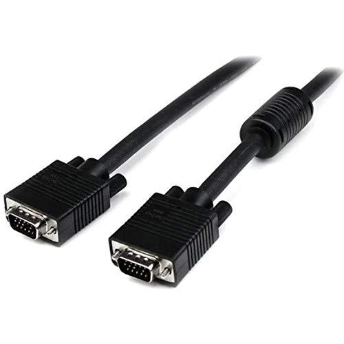 StarTech.com 3 ft Coax High Resolution Monitor VGA Cable - HD15 M/M - 3ft HD15 to HD15 Cable - 3ft VGA Monitor Cable (MXT101MMHQ3) Black 3 ft / 1m Standard Packaging - LeoForward Australia