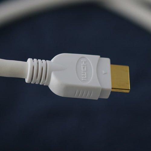 BJC Series-FE Bonded-Pair High-Speed HDMI Cable with Ethernet, 2 Foot, White - LeoForward Australia
