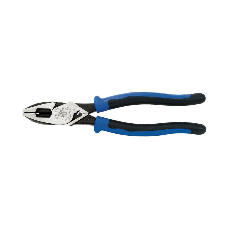  [AUSTRALIA] - Klein Tools J2000-9NECRTP Side Cutter Linemans Pliers with Tape Pulling and Wire Crimping, High Leverage, 9-Inch Standard