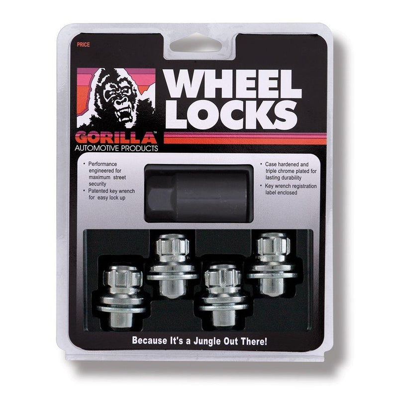  [AUSTRALIA] - Gorilla Automotive 73631T Toyota O.E. Wheel Locks With Washer (12mm x 1.50 Thread Size) 12 Millimeter x 1.50 4-Pack