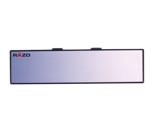 Car Mate Razo RG23 11.8" Black Frame Wide Angle Convex Rear View Mirror - Pack of 1 - LeoForward Australia