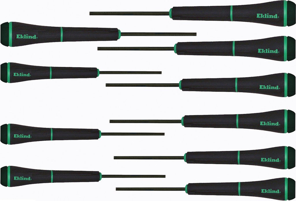  [AUSTRALIA] - EKLIND 92200 PSD TORX star Precision Screwdriver - 10pc set T3-T20 Оnе Расk