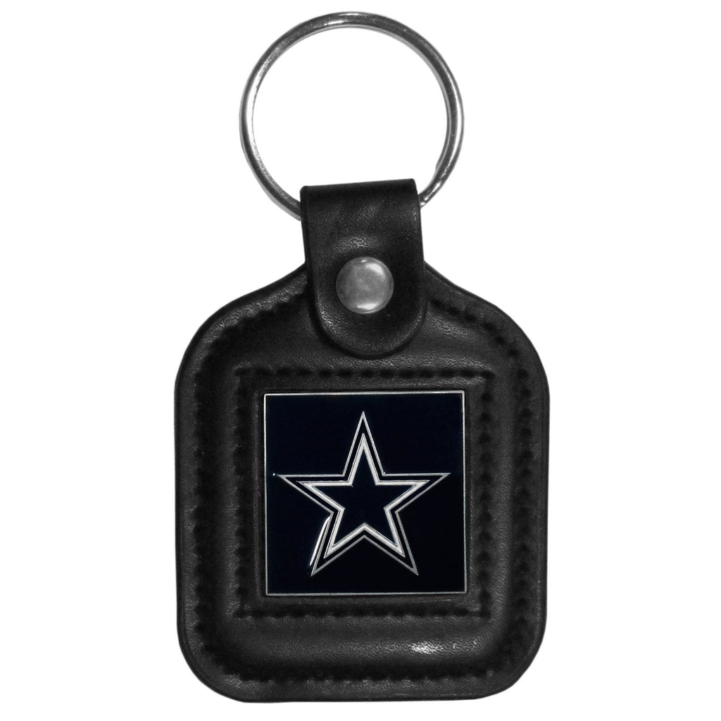  [AUSTRALIA] - Siskiyou Sports Minnesota Vikings Square Leather Key Chain Dallas Cowboys Black