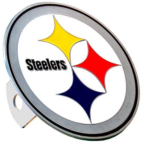  [AUSTRALIA] - Siskiyou NFL Pittsburgh Steelers Large Logo Hitch Cover, Class II & III