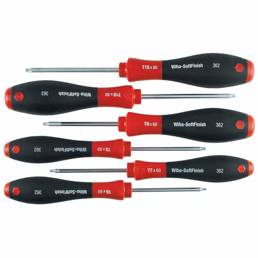  [AUSTRALIA] - Wiha 36291 Screwdriver Set, Torx, 6 Piece