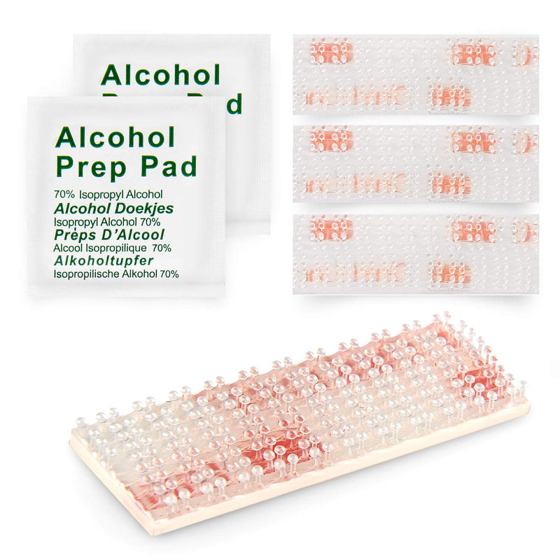  [AUSTRALIA] - GOOACC EZ Pass Mounting Kit - 2 Sets of Peel-and-Stick Strips-EZ Pass/I-Pass/SunPass Adhesive Strips with Alcohol Prep Pad