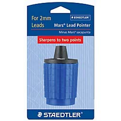  [AUSTRALIA] - Staedtler 502 BK A6 Mars Rotary Action Lead Pointer and Tub for 2mm Leads, 502BKA6,Blue 1 Pack