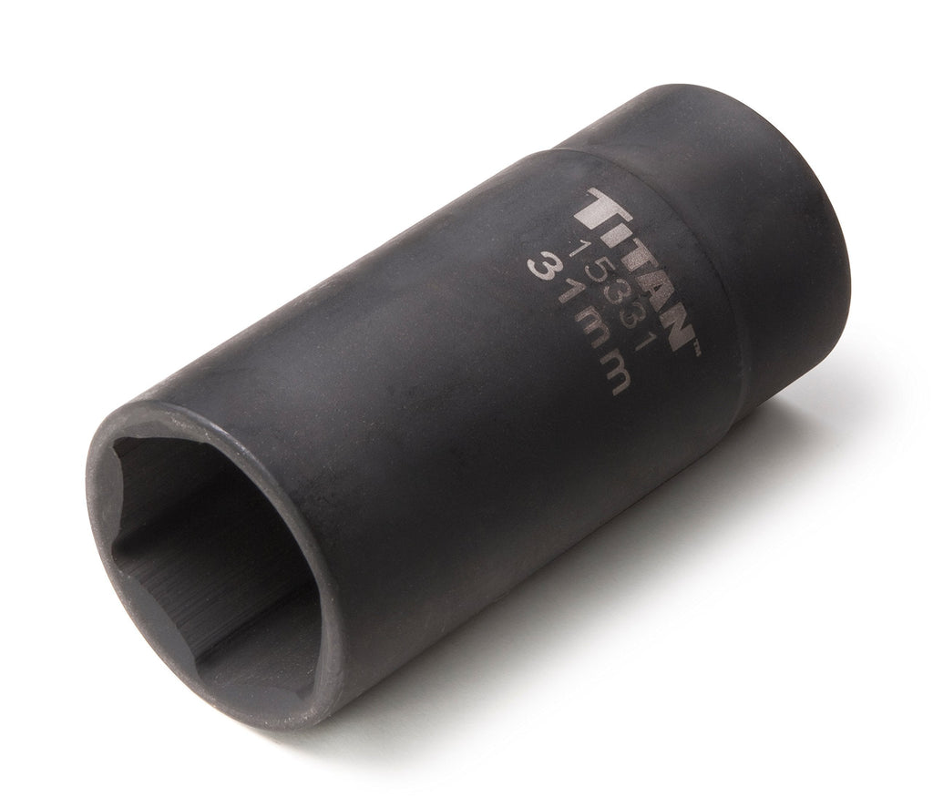  [AUSTRALIA] - Titan 15331 31mm 1/2" Drive 6 Point Axle Nut Socket