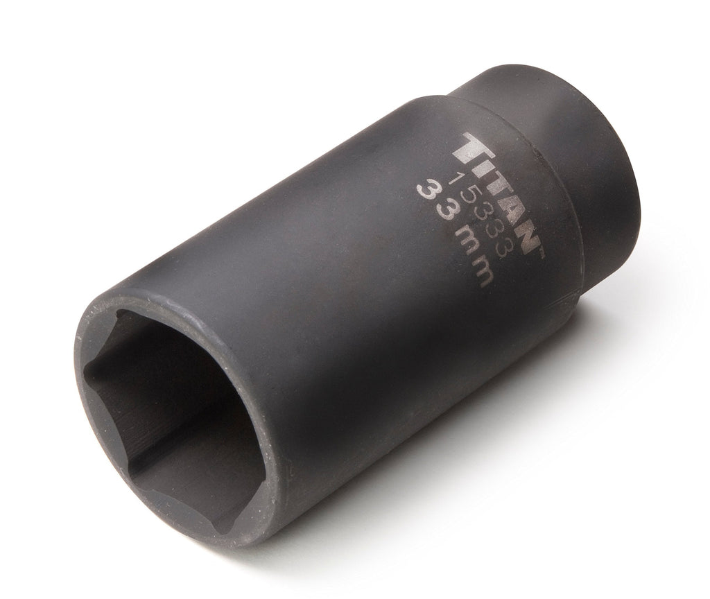  [AUSTRALIA] - Titan 15333 33mm 1/2" Drive 6 Point Axle Nut Socket