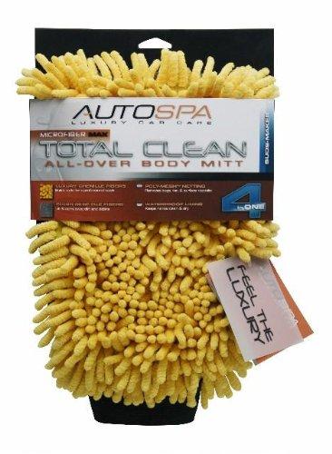  [AUSTRALIA] - AutoSpa 45602AS Microfiber MAX Total Clean All Over Body Mitt