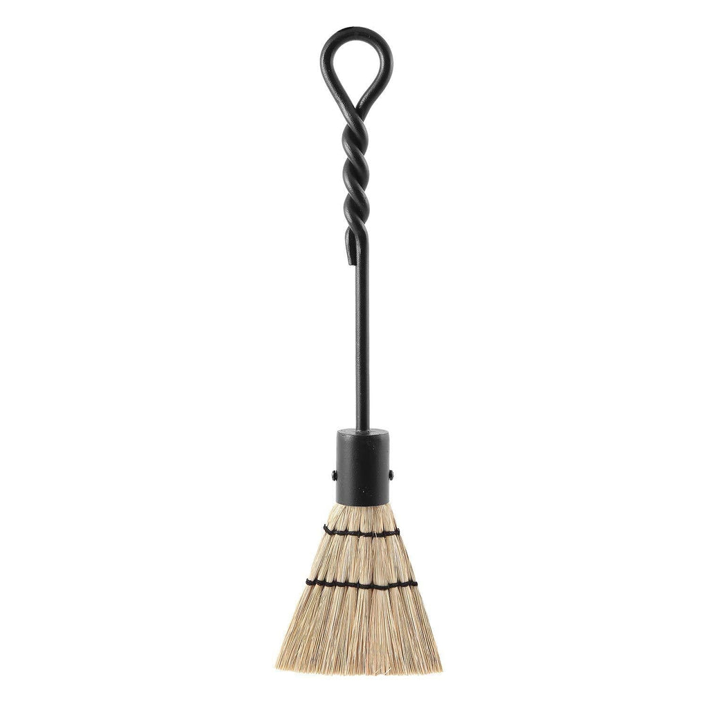  [AUSTRALIA] - Minuteman International Rope Handle Single, Mini Brush Fireplace Tool, Mini 18-in, Black Mini 18 inch