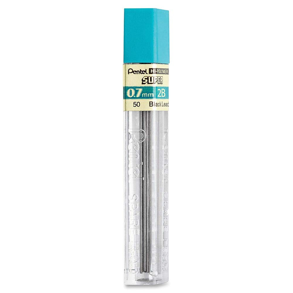  [AUSTRALIA] - Pentel Twist-Erase Express Automatic Pencil with Lead and Eraser, 0.7mm, Assorted Barrels, 2 Pack (QE417LEBP2)