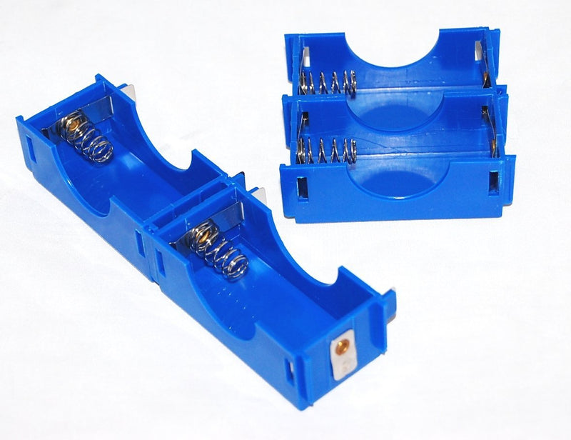 Package of 4 D-Cell Battery Holders for Parallel or Series Connections - LeoForward Australia