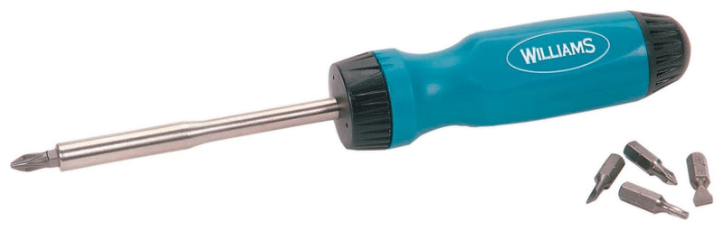  [AUSTRALIA] - Williams WRS-1 Magnetic Ratcheting Screwdriver 9-inch Normal-Handle
