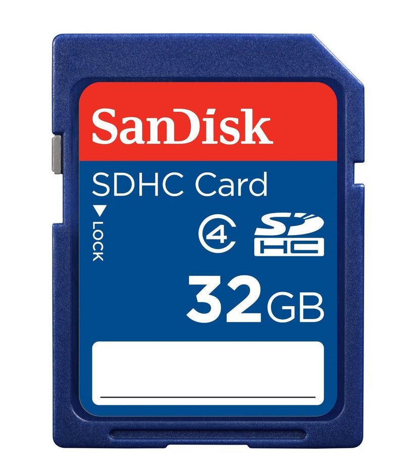 SanDisk Standard - Flash memory card - 32 GB - Class 4 - SDHC Retail Package - LeoForward Australia