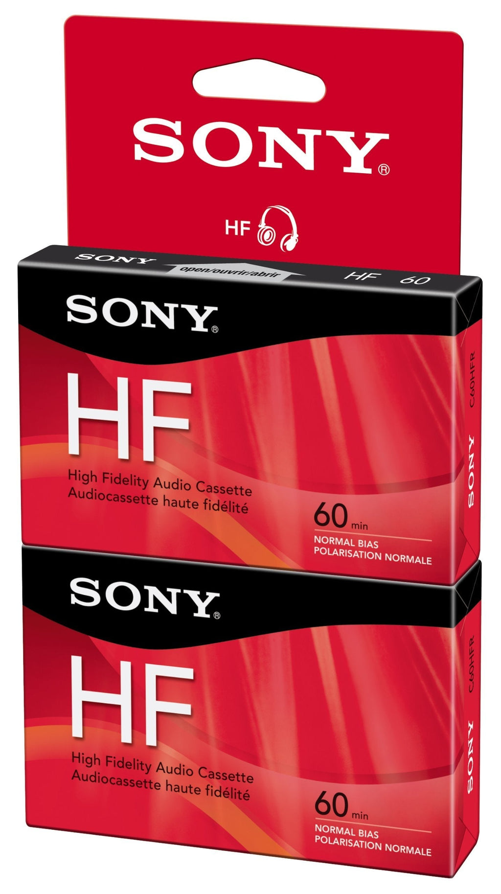 Sony C60HFR/2 60 Minute HF Audio Tape (Hang Tab) - LeoForward Australia