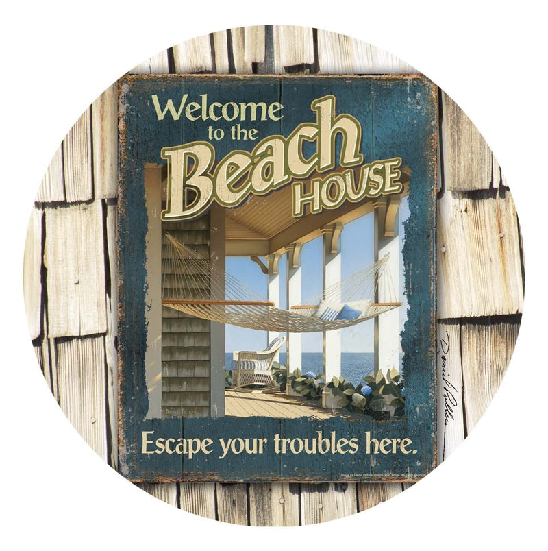  [AUSTRALIA] - Thirstystone Stoneware Coaster Set, Welcome to the Beach House