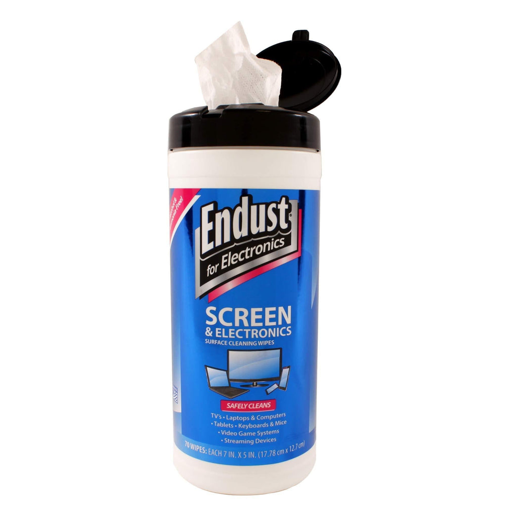  [AUSTRALIA] - Endust for Electronics, Surface cleaning wipes, Great LCD and Plasma wipes, 70 Count (11506)