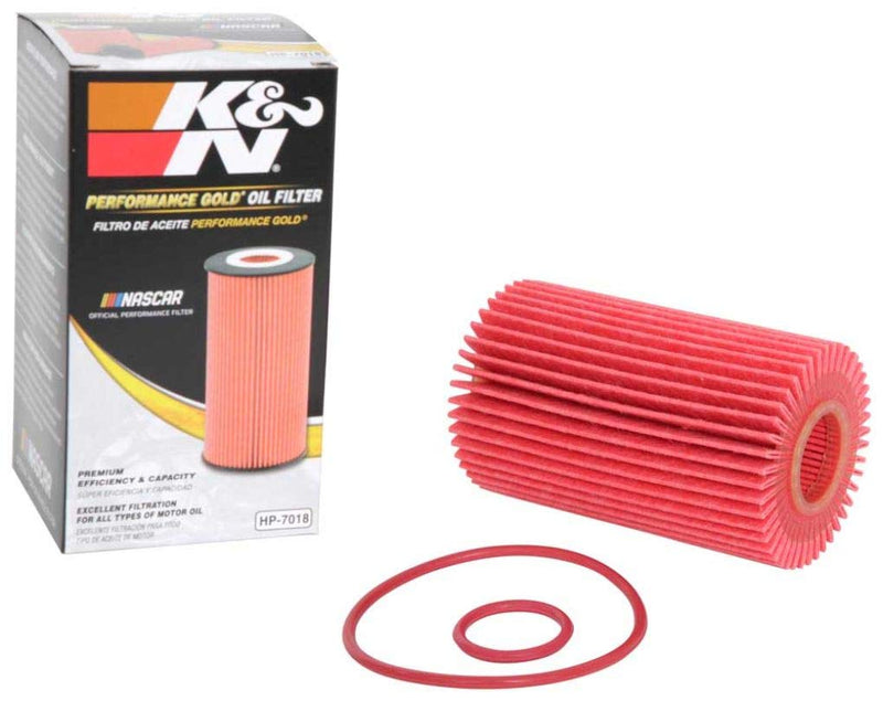 K&N Premium Oil Filter: Designed to Protect your Engine: Fits Select 2005-2020 LEXUS/TOYOTA/FORD (LC500, LX570, GS F, RC F, IS F, Camry, Land Cruiser, Sequoia, Tundra, Escape) , HP-7018 - LeoForward Australia