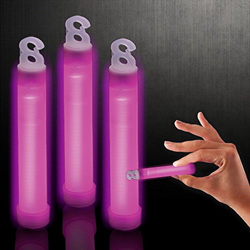  [AUSTRALIA] - Windy City Novelties - 25 Pack - 4” Pink Premium Glow Sticks | Bulk Party Favors, Emergency Lights, Halloween Party Supplies, Halloween Decor, Glow Party, Raves, EDM Concerts.