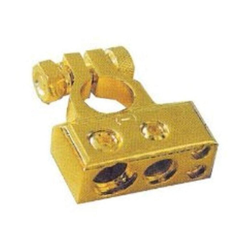 Absolute BTG300P 1 Guage/1x4 Guage/2x8 Guage Output Positive Gold Battery Terminal Standard Packaging - LeoForward Australia