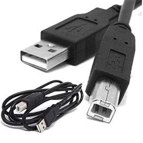 Importer520 Black 10 ft Hi-Speed USB 2.0 Printer Scanner Cable Type A Male to Type B Male For HP, Canon, Lexmark, Epson, Dell - LeoForward Australia