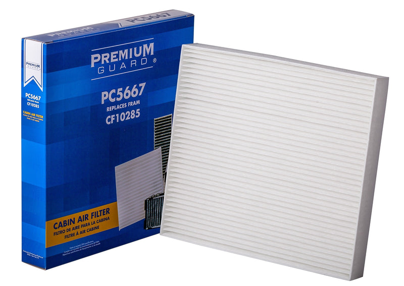 Premium Guard Cabin Air Filter PC5667| Fits 2009-20 Toyota Corolla, 2007-19 Camry, 2006-18 RAV4, 2011-20 Sienna, 2007-20 Tundra, 2006-18 Yaris, 2010-20 Subaru Outback, 2007-18 Lexus ES350 Particulate Media - LeoForward Australia