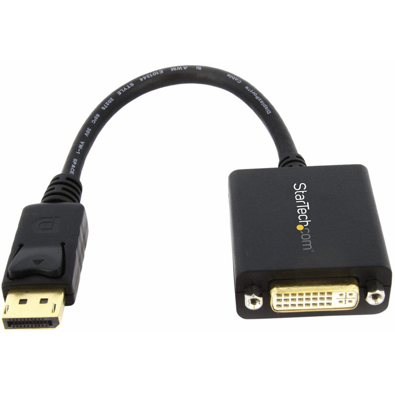 StarTech.com DisplayPort to DVI Adapter - DisplayPort to DVI-D Adapter Video Converter 1080p - DP 1.2 to DVI Monitor/Display Cable Adapter Dongle - DP to DVI Adapter - Latching DP Connector (DP2DVI2) - LeoForward Australia