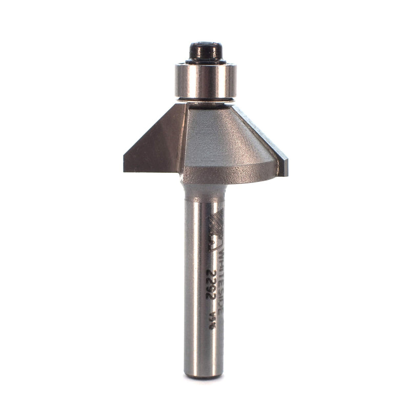  [AUSTRALIA] - Whiteside Router Bits 2292 Chamfer Bit with 45-Degree 7/16-Inch Cutting Length 1