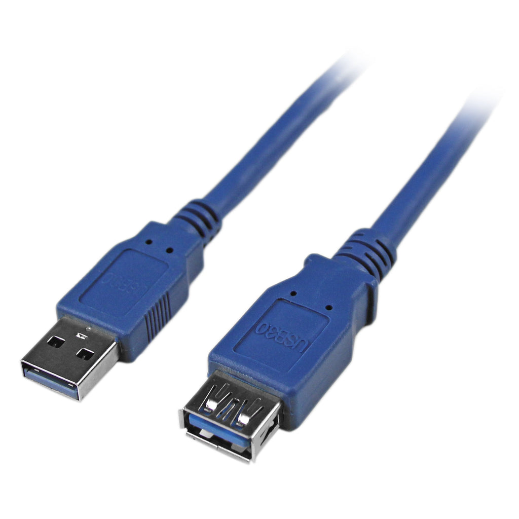 StarTech.com 6 ft SuperSpeed USB 3.0 Extension Cable A to A - M/F - 2m USB 3 Extension Cable (USB3SEXTAA6),Blue Blue - LeoForward Australia