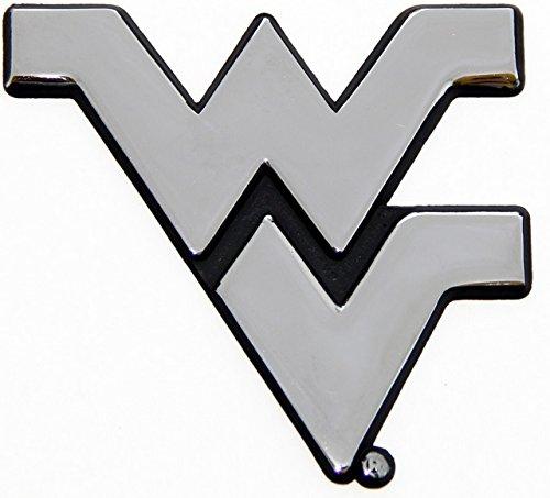  [AUSTRALIA] - Elektroplate West Virginia University Mountaineers Chrome Plated Premium Metal Emblem Car Truck Motorcycle Logo