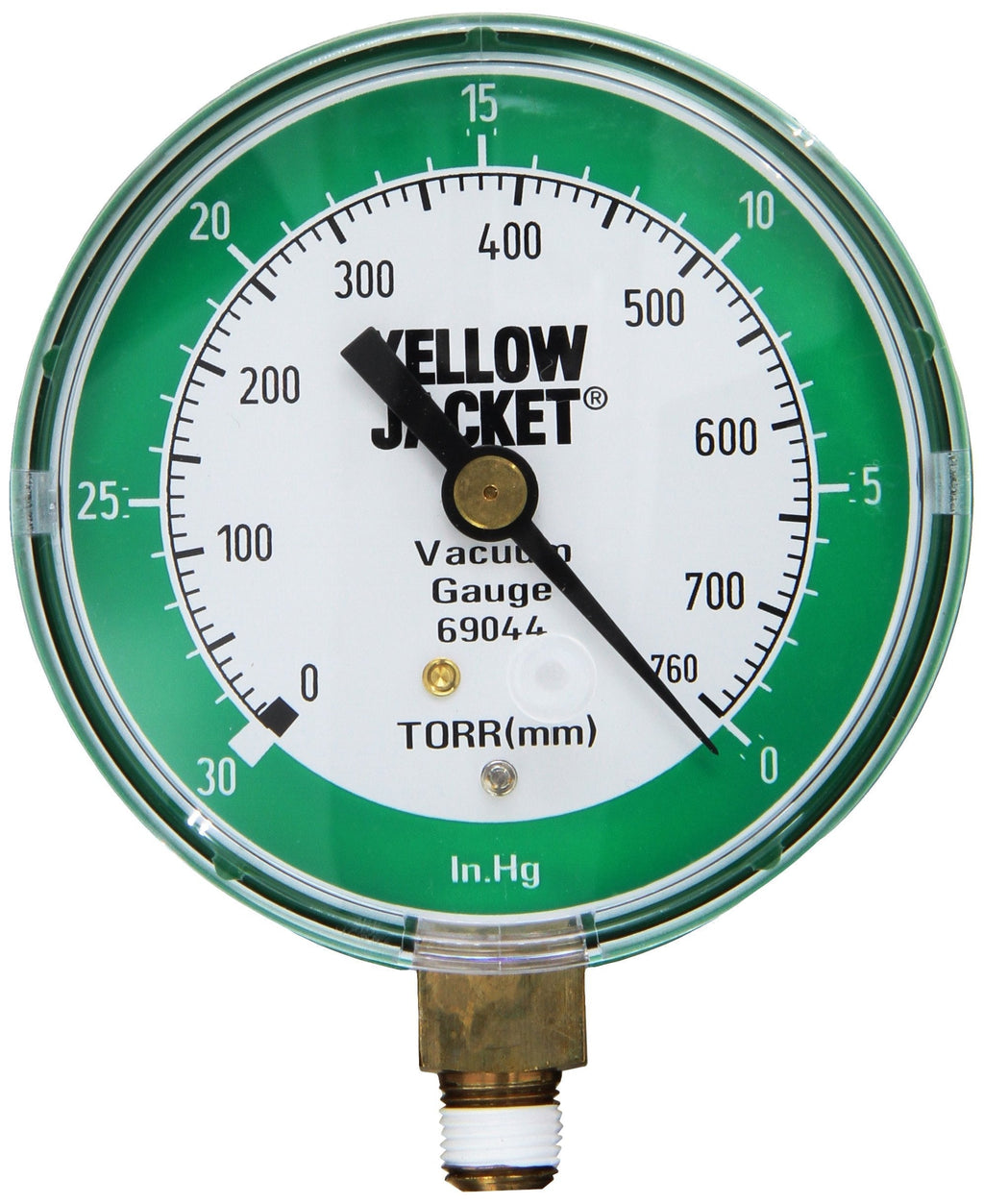  [AUSTRALIA] - Yellow Jacket 69044 Vacuum Gauge, 0-30" Hg/760-0 Torr, 3 1/8"