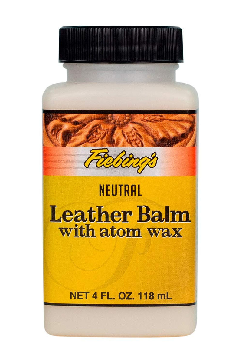 [AUSTRALIA] - Leather Balm with Atom Wax Neutral, 4 oz.