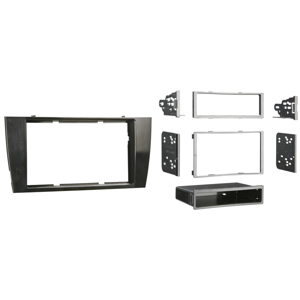 Metra 99-9501B Single or Double DIN Installation Dash Kit for Select 2001-2008 Jaguar X-Type and S-Type Vehicles,black Standard Packaging - LeoForward Australia