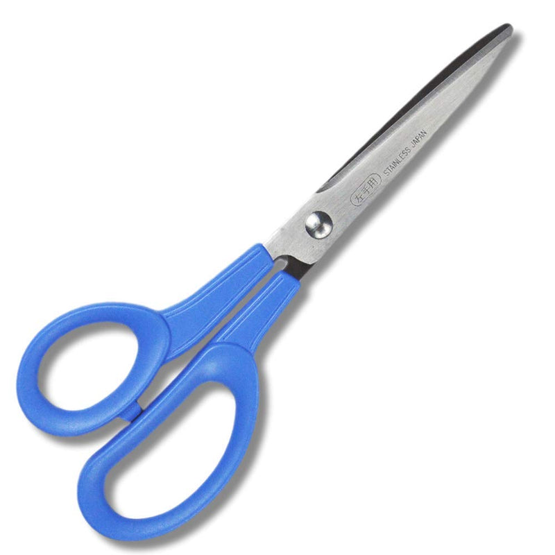  [AUSTRALIA] - CANARY Left Handed Scissors Adults For Office, Sharp Japanese Stainless Steel Blade, All Purpose Left Hand Paper Scissors for Lefty, Blue Handle, Made in JAPAN C-170L (Lefty)