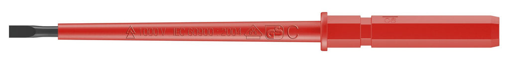  [AUSTRALIA] - Wera 05003401001 Kraftform Kompakt VDE 60i Slotted Interchangeable Blade for Kraftform Kompakt VDE Screwdriver, 3.0mmHead, 6-1/16" Blade Length Slotted 3.0 mm Head