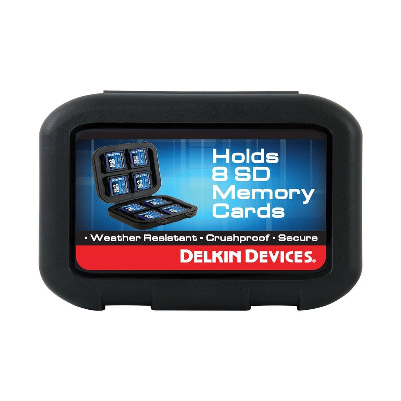 Delkin Secure Digital (SD) 8 Card Carrying Case DDACC-SD8 SD Memory Tote - LeoForward Australia