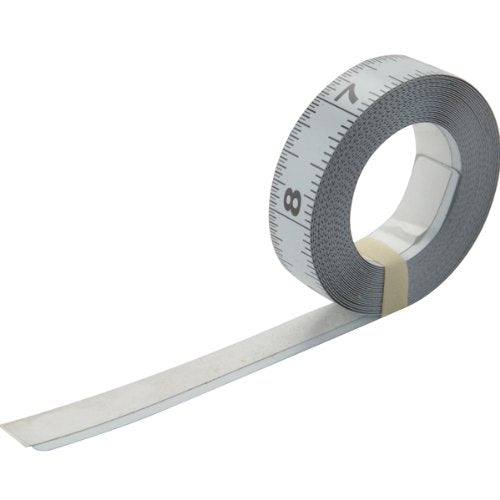  [AUSTRALIA] - Starrett Measure Stix, SM412WRL - Steel Measuring Tape Tool, 1/2” x 12’ with Permanent Adhesive Backing, Mount to Work Bench, Saw Table, Drafting Tables and More, Cut Down to Needed Size