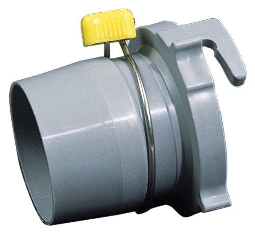  [AUSTRALIA] - Camco Easy Slip Straight Hose Adapter with Slip-Lock Rings - Securely Connects Your Sewer Hose to RV and Stores with Sewer in Standard 4" Bumper, FFP (39172) Fustration Free Packaging