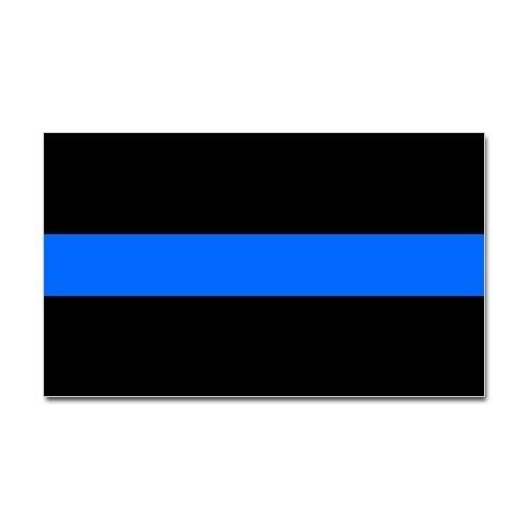  [AUSTRALIA] - Thin Blue Line Police Sheriff Car Decal / Sticker - Blue & Black