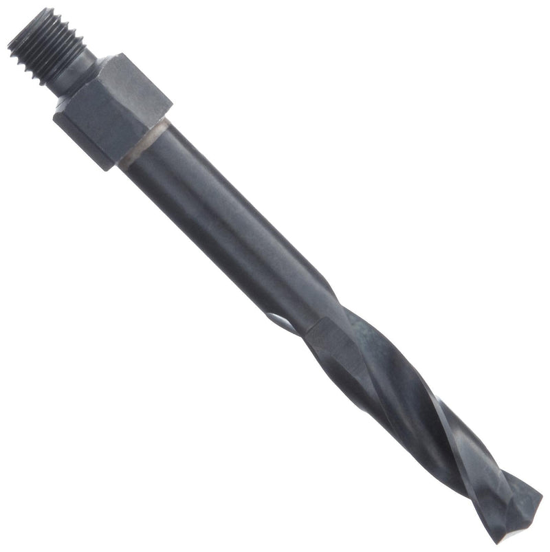 Precision Twist TS51 High Speed Steel Threaded Shank (Long Length) Drill Bit, Black Oxide Finish, Threaded Shank, Spiral Flute, 135 Degree Point Angle, 1/8" TS511/8 1/8 in - LeoForward Australia