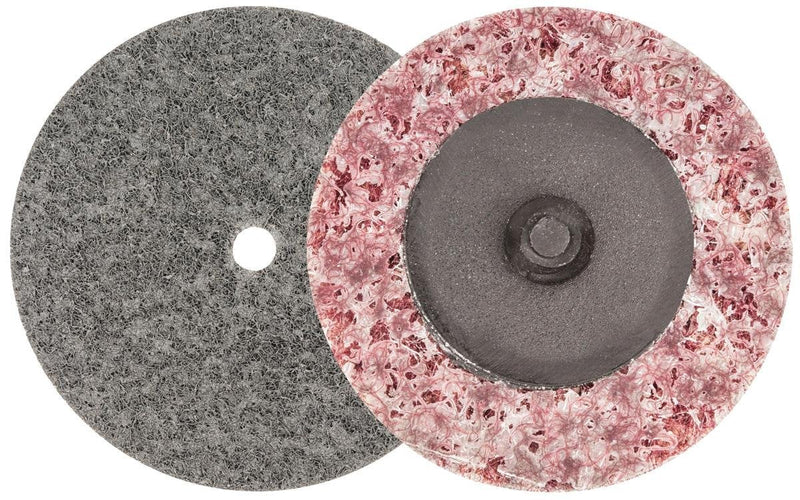  [AUSTRALIA] - Walter 04G203 Blendex Quick Change Metal Surface Finishing Disc - [Pack of 25] Medium Grit, 2 in. Grinding Disc in Maroon. Surface Conditioning Abrasives 2"