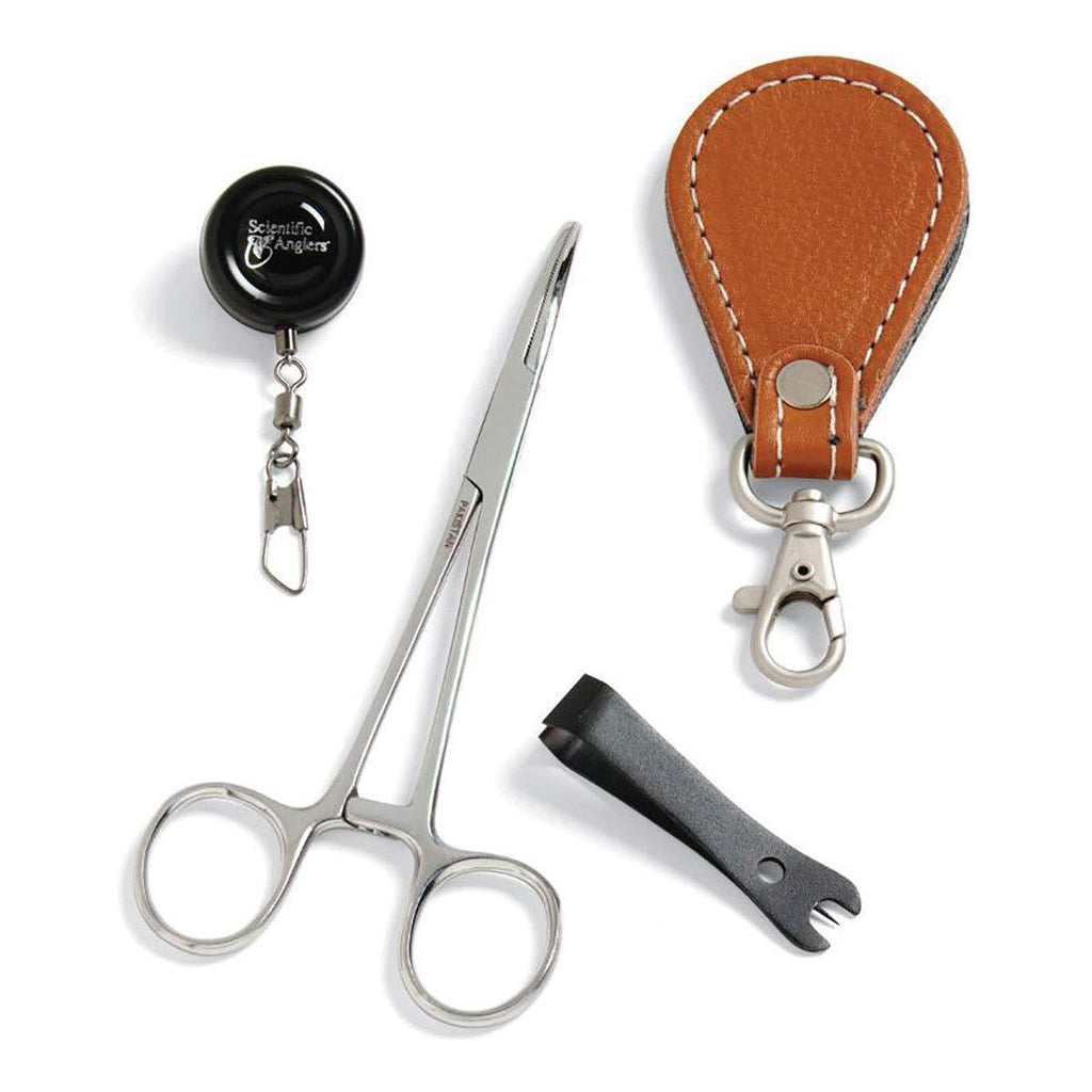 Scientific Anglers Vest Pack Assortment with Retractor, Nipper, Forceps, and Leader Straightener - LeoForward Australia